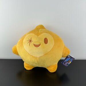 Disney Wish Movie Star 10” Yellow Plush Stuffed with Embroidered Eyes NWT